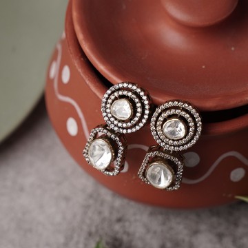 The vedhika earrings