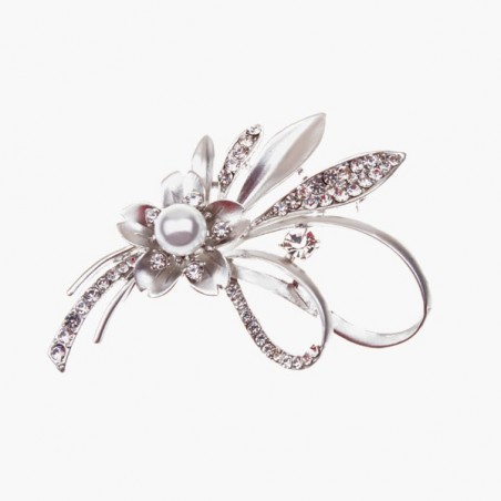 Flowerlet Cluster Diamond Nose pin - 0450