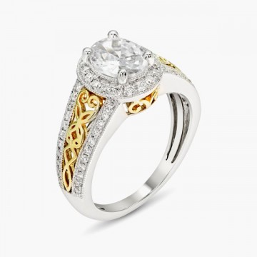 Diamond 18ct Ladies Ring -...